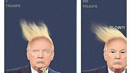  Bei „Donald Trumpet“ geht’s ans Toupet.