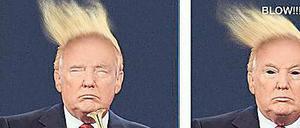  Bei „Donald Trumpet“ geht’s ans Toupet.