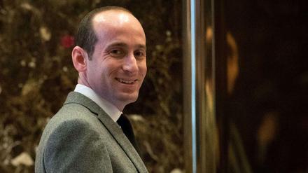 Stephen Miller im Trump Tower in New York. 