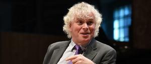 Sir Simon Rattle stellt am 17.01.2017 seine Pläne mit dem London Symphony Orchestra vor.