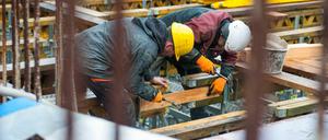 In der Baubranche geht es bergauf: Die Auftragsbücher füllen sich wieder.