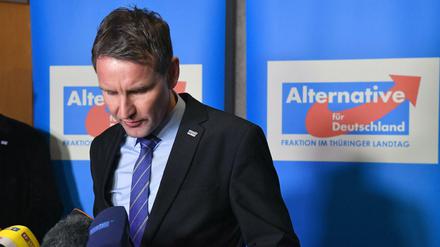 Der Thüringer AfD Fraktions- und Landesvorsitzende Björn Höcke.