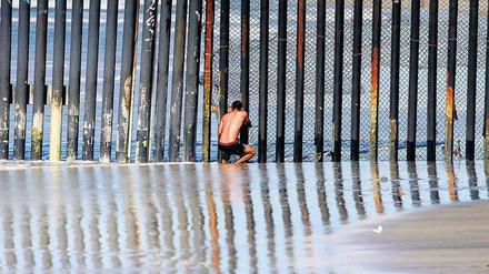 Sperranlage. Schon heute wird die Grenze der USA vor illegaler Einwanderung geschützt.