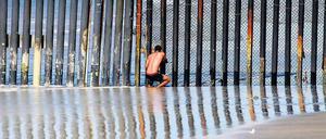 Sperranlage. Schon heute wird die Grenze der USA vor illegaler Einwanderung geschützt.