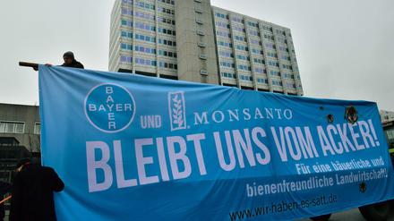 Proteste: Monsanto hat ein schlechtes Image. 
