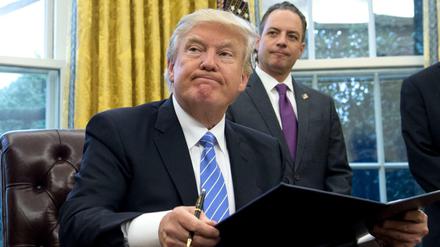 Trifft bereits weitreichende Entscheidungen: der neue US-Präsident Donald Trump. 