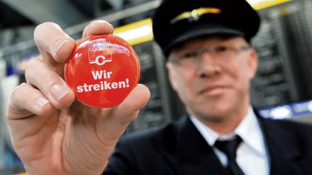 Streikfreudige Berufsgruppe: Die in der Vereinigung Cockpit organisierten Piloten. 