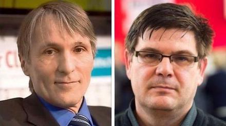 Hubertus Knabe (links) gab die Stasi-Akte von Andrej Holm weiter.