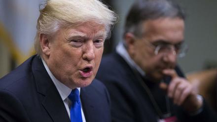Donald Trump, Präsident der USA. 
