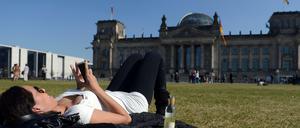 #reichstag - der Journalist Tin Fischer und der Informatiker David Goldwich haben eine Hashtag-Karte für Berlin erstellt.