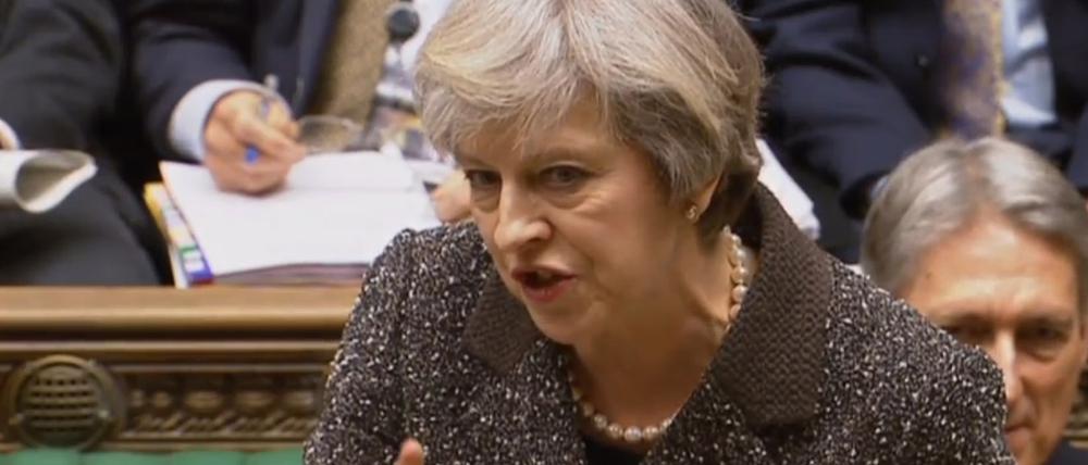 Die britische Premierministerin Theresa May kann im Parlament mit einer Mehrheit für das Brexit-Gesetz rechnen.