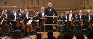 Barenboim mit der Berliner Staatskapelle in der New Yorker Carnegie Hall.