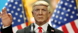 Der Prototyp einer Trump-Figur. Aus Hong Kong.