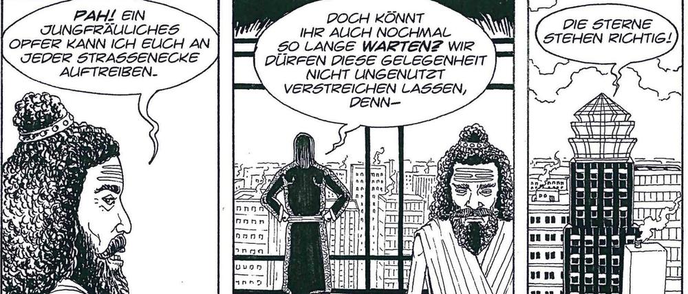 Harte Kontraste, harte Worte. Dietz zeigt und spricht aus, was Lovecraft so nie zu Papier gebracht hätte.