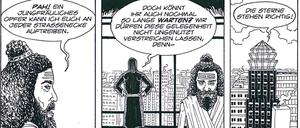 Harte Kontraste, harte Worte. Dietz zeigt und spricht aus, was Lovecraft so nie zu Papier gebracht hätte.