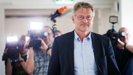 Jörg Meuthen, Bundesvorsitzender und Fraktionschef der AfD Stuttgarter Landtag. 