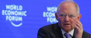 Bundesfinanzminister Wolfgang Schäuble. 