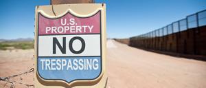 Grenze zwischen den USA und Mexiko - noch ohne Mauer.