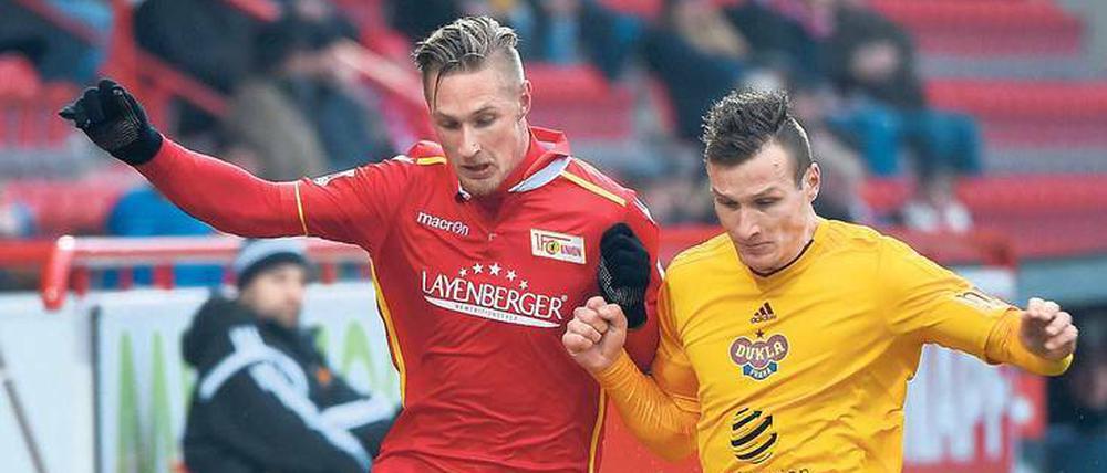 Das neue alte Gesicht des Klubs. Union holte Sebastian Polter (links) für rund 1,6 Millionen Euro von den Queens Park Rangers zurück. Mit ihm soll es jetzt nach oben gehen.