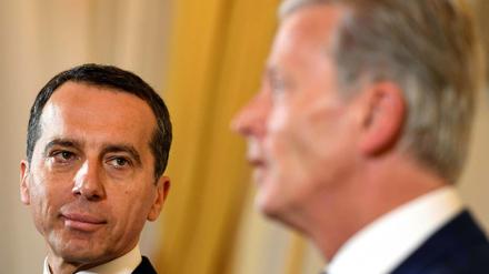 Bundeskanzler und SPÖ-Chef Christian Kern (l) und der Vizekanzler und ÖVP-Generalsekretär Reinhold Mitterlehner.