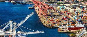 Noch ist viel los im Hafen von Seattle an der Nordwestküste der USA. Sollten Zollschranken entstehen, wird man das hier mit als erstes merken.
