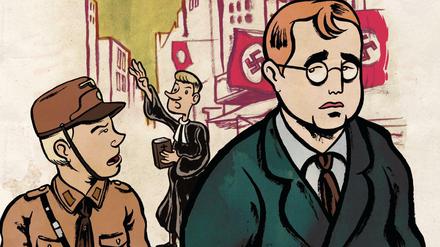 Gezeichnete Geschichte: Das Cover von Moritz Stetters "Bonhoeffer".