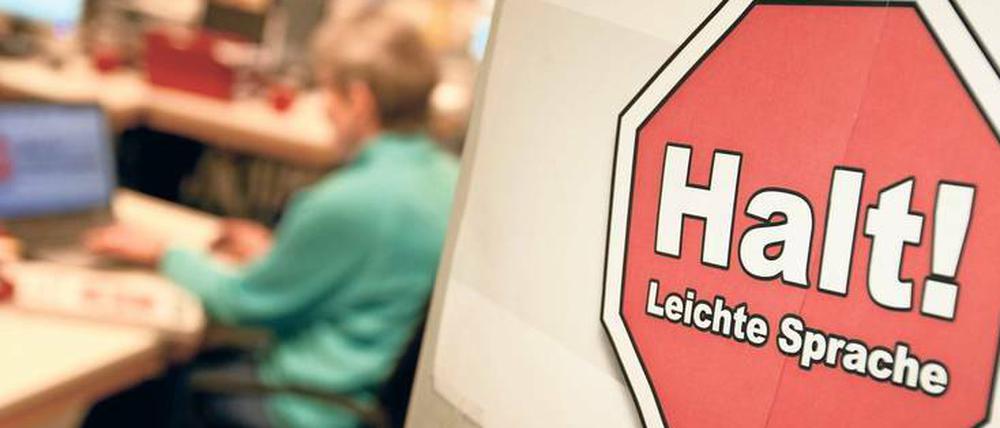 „Jürgen ist Alleinerbe“. Für Bundesbehörden sind Internet-Auftritte in Leichter Sprache inzwischen Pflicht.