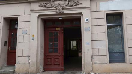 Der Eingang zur Fussilet-Moschee in Moabt. Der Verein könnte vielleicht bald verboten werden.