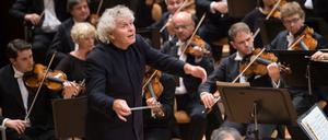 Sir Simon Rattle und die Berliner Philharmoniker.