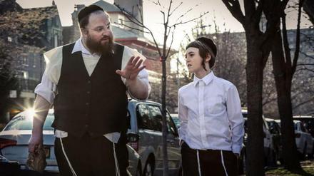 Eine Szene aus Joshua Weinsteins Film "Menashe".