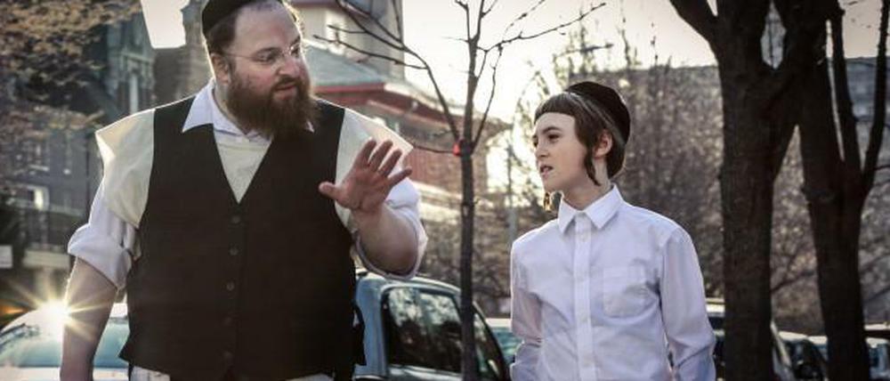 Eine Szene aus Joshua Weinsteins Film "Menashe".