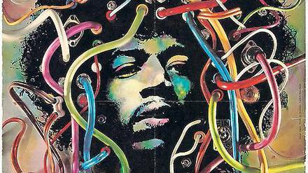 Klang als Bild. Günther Kieser macht Werbung für Jimi Hendrix. 