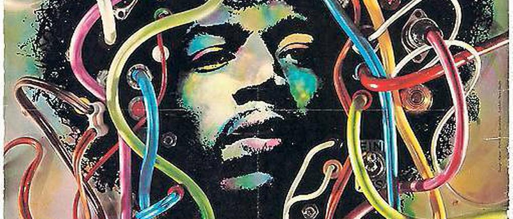 Klang als Bild. Günther Kieser macht Werbung für Jimi Hendrix. 