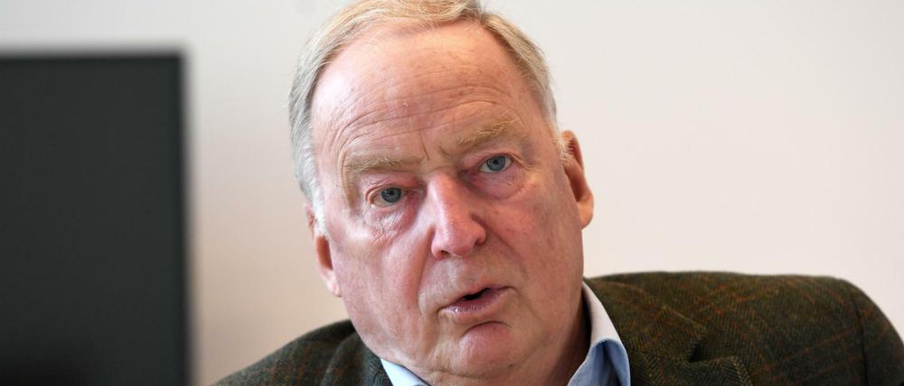 Alexander Gauland wird bei der Bundestagwahl 2017 als Spitzenkandidat der Brandenburger Landesliste antreten.