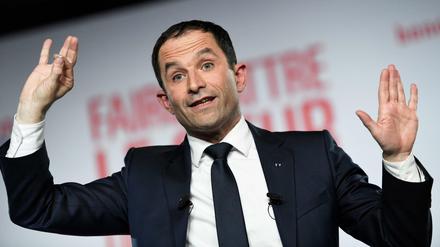 Benoit Hamon vom linken Flügel der Sozialisten.