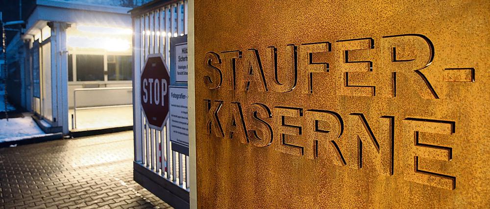 Was, wenn man drin ist? Die Staufer-Kaserne der Bundeswehr ist wegen höchst zweifelhafter Aufnahmerituale Gegenstand von Ermittlungen. 