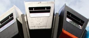 Der Bierpinsel in der Schloßstraße in Berlin-Steglitz.