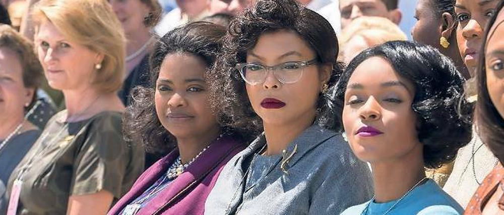 Hochbegabt und kämpferisch. Octavia Spencer, Taraji P. Henson und Janelle Monáe (v.l.) spielen die versteckten Heldinnen der Nasa.