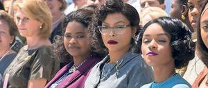 Hochbegabt und kämpferisch. Octavia Spencer, Taraji P. Henson und Janelle Monáe (v.l.) spielen die versteckten Heldinnen der Nasa. 