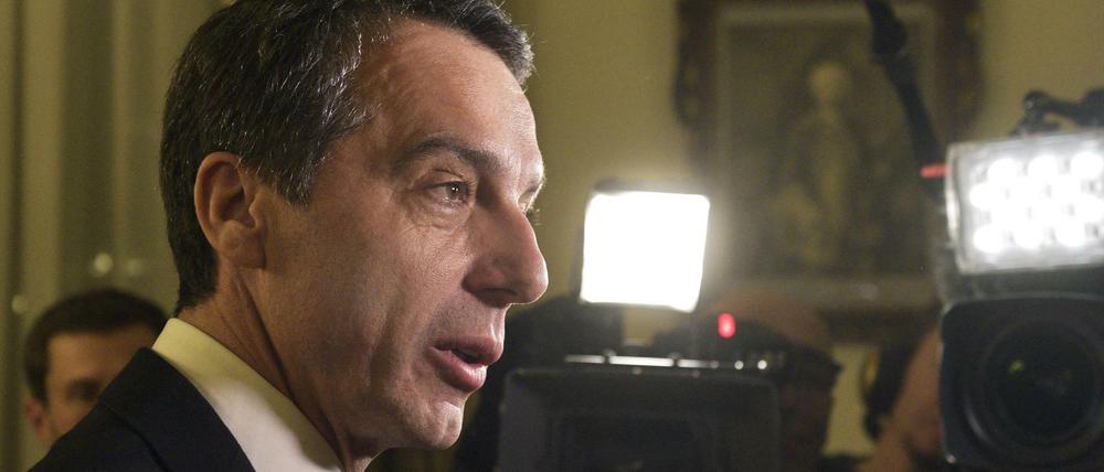 Österreichs Bundeskanzler Christian Kern (SPÖ) äußerte sich in der Nacht zu den Gesprächen.