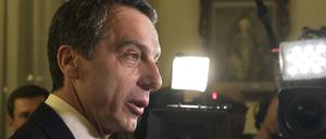 Österreichs Bundeskanzler Christian Kern (SPÖ) äußerte sich in der Nacht zu den Gesprächen. 