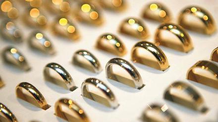 Ladenhüter: Das Geschäft mit Schmuck und Uhren lief im vergangenen Jahr nicht so glänzend.