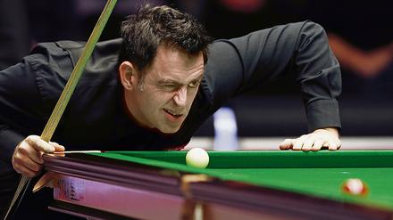 Mit Auge. Ronnie O’Sullivan spielt in dieser Woche im Berliner Tempodrom wieder um den Titel beim German Masters. 
