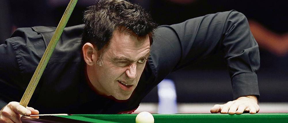 Mit Auge. Ronnie O’Sullivan spielt in dieser Woche im Berliner Tempodrom wieder um den Titel beim German Masters.