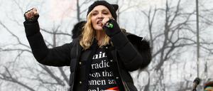 Madonna trat am Samstag in Washington bei der Anti-Trump-Kundgebung auf. 