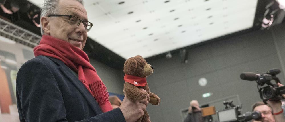 Berlinale-Direktor Dieter Kosslick während der Programmpressekonferenz zum Internationalen Filmfestival 2017.
