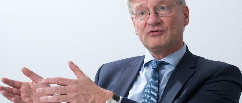 Wie hätten Sie's denn gern? Jörg Meuthen, Ko-Chef der AfD, gibt sich mal scharf, mal moderat - je nach Anlass und Wirkungsziel. 