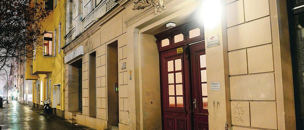 Der Eingang zur Fussilet-Moschee in der Perleberger Straße in Moabit.