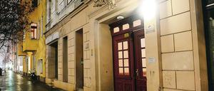 Der Eingang zur Fussilet-Moschee in der Perleberger Straße in Moabit.
