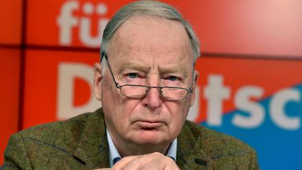 Demnächst nur noch brandenburgischer Spitzenkandidat: AfD-Politiker Alexander Gauland